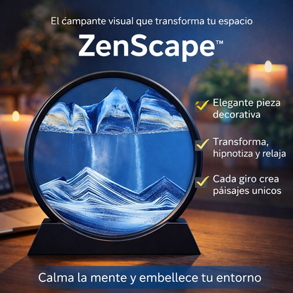 ZenScape™ — Reloj de Arena Relajante 3D