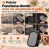 Pelvia™ | Manopla Quitapelos Reutilizable para Sofá, Ropa y Auto