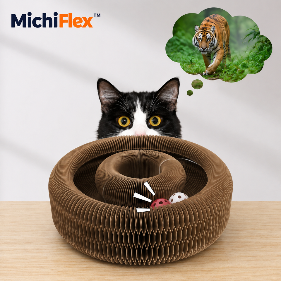 MichiFlex estimula el instinto de juego del gato